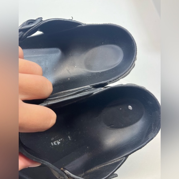 Birkenstock Black Sandals Women’s Size 7-7.5 - Picture 6 of 10